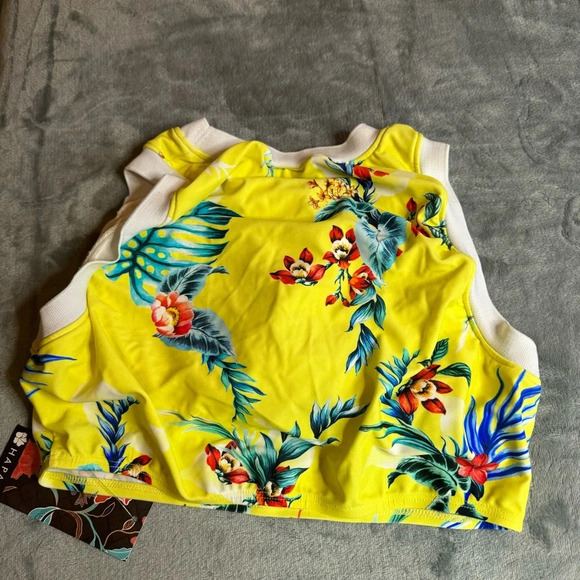 NWT Hapari Limoncello Midkini Swim Top Juniors Medium - Picture 2 of 4